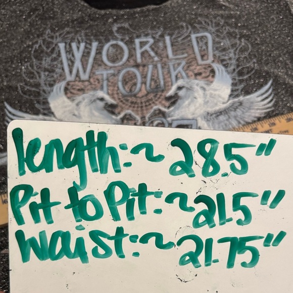 Altar'd State Shimmer Glitter World Tour 1987 Oversized Tee Womens Size Small - Picture 9 of 9